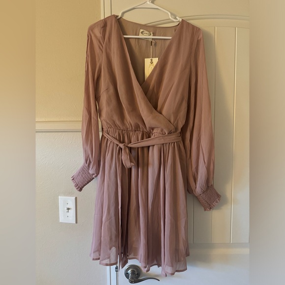 Joyfolie Ani Dress in Nude Pink size Medium - Picture 4 of 7